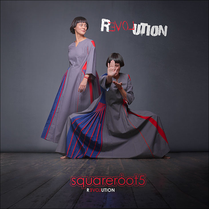 Futuristic and non-traditional long semi pleated dress "Revolution". It's a combination of simplicity and courage, achromaticity and color.